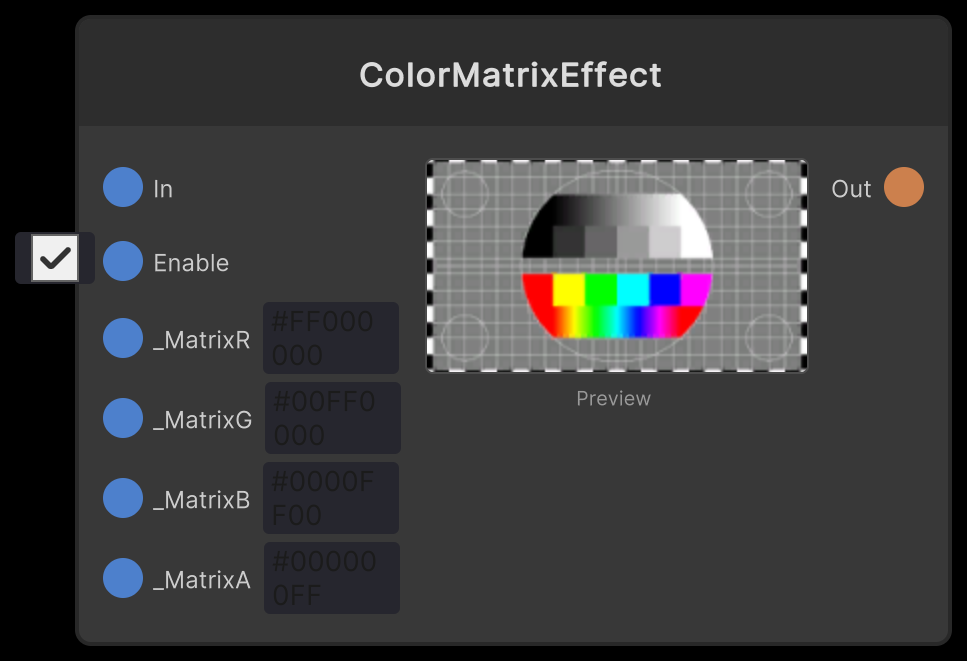 ColorMatrixEffect