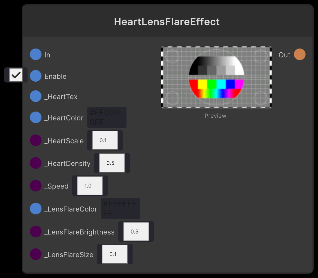 HeartLensFlareEffect