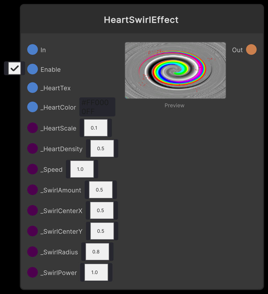 HeartSwirlEffect