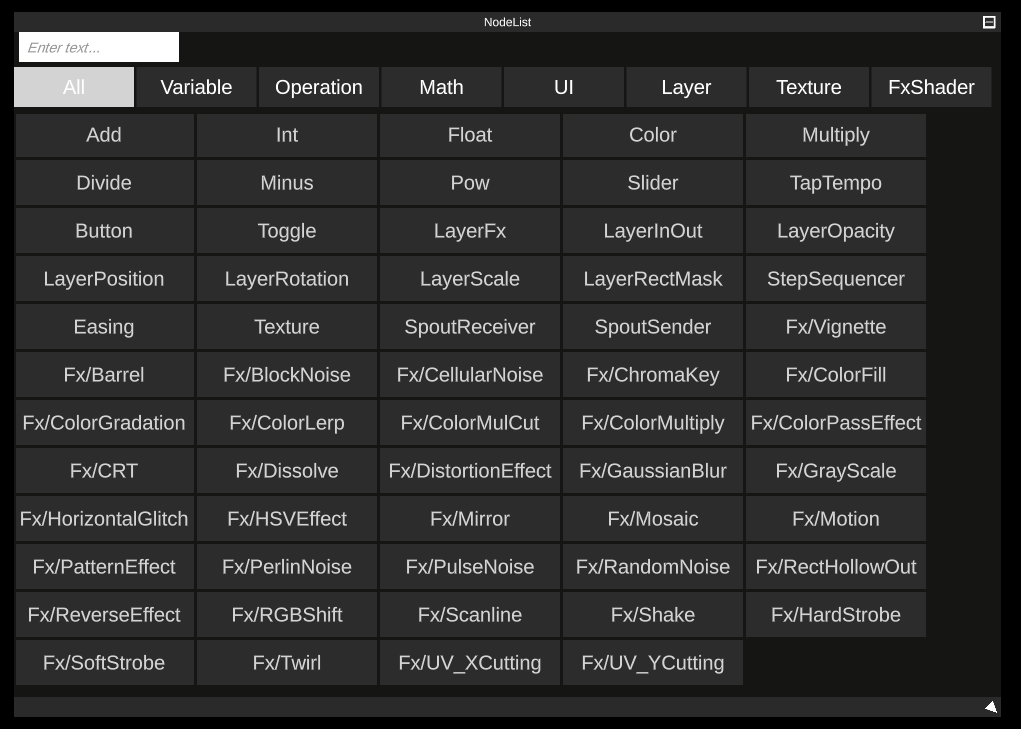 Node List