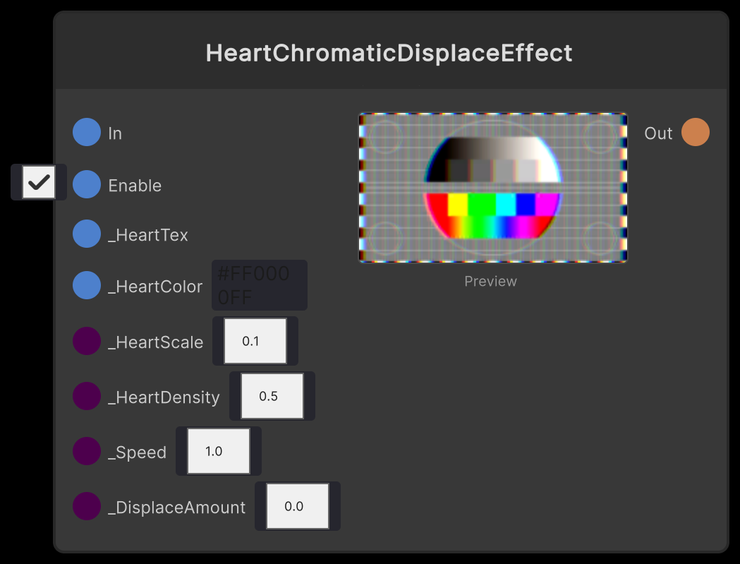 HeartChromaticDisplaceEffect