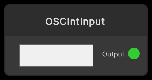 OSCIntInput