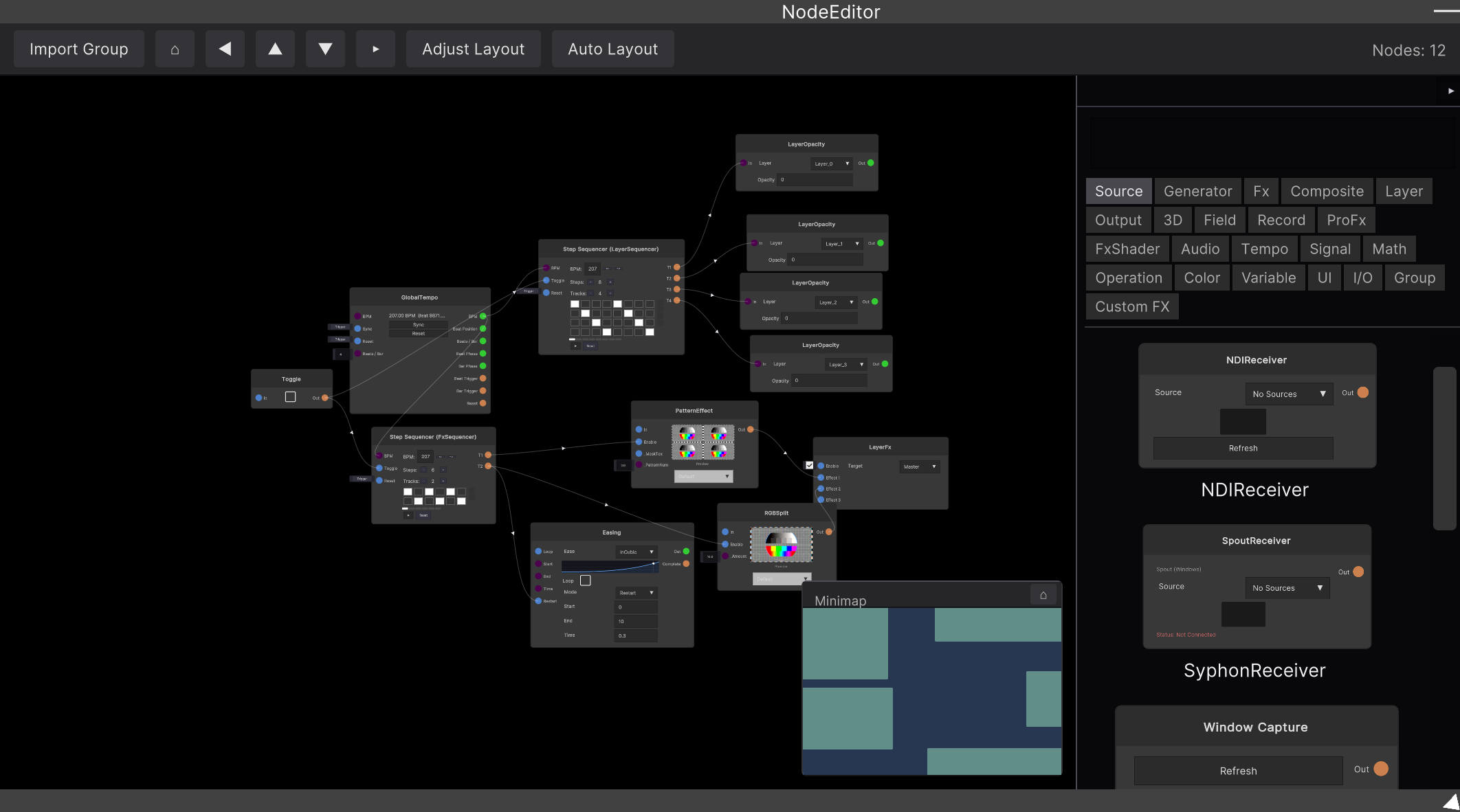 NodeEditor의 내용물