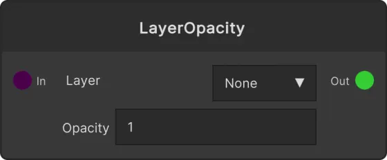 Layer Opacity node