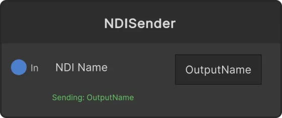 NDI Sender node