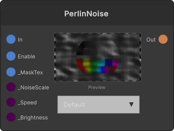 PerlinNoise node