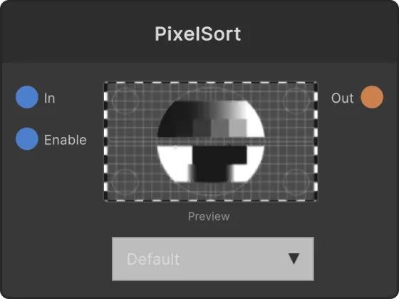 PixelSort node